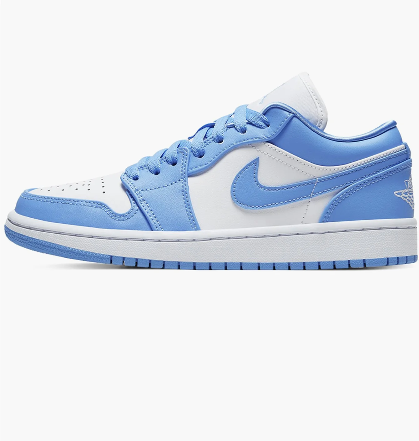 Кросівки жіночі Air Jordan 1 Low Wmns White/Light Blue AO9944-441
