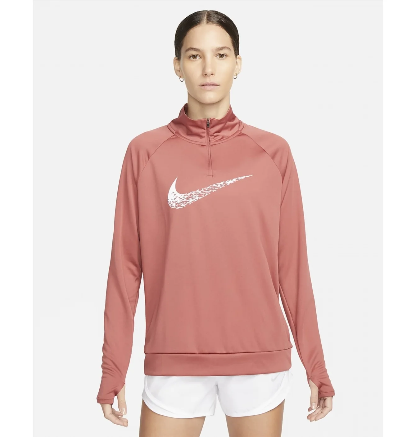 NIKE DRI FIT SWOOSH RUN BEIGE