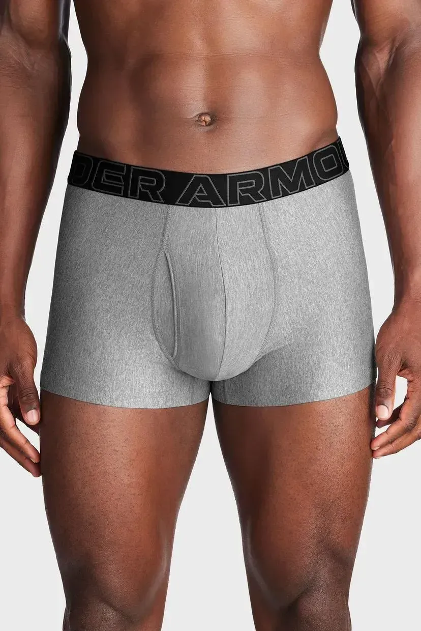 Труси-боксерки чоловічі Under Armour Performance Tech - Solid 3 3Pk (1383882-035)