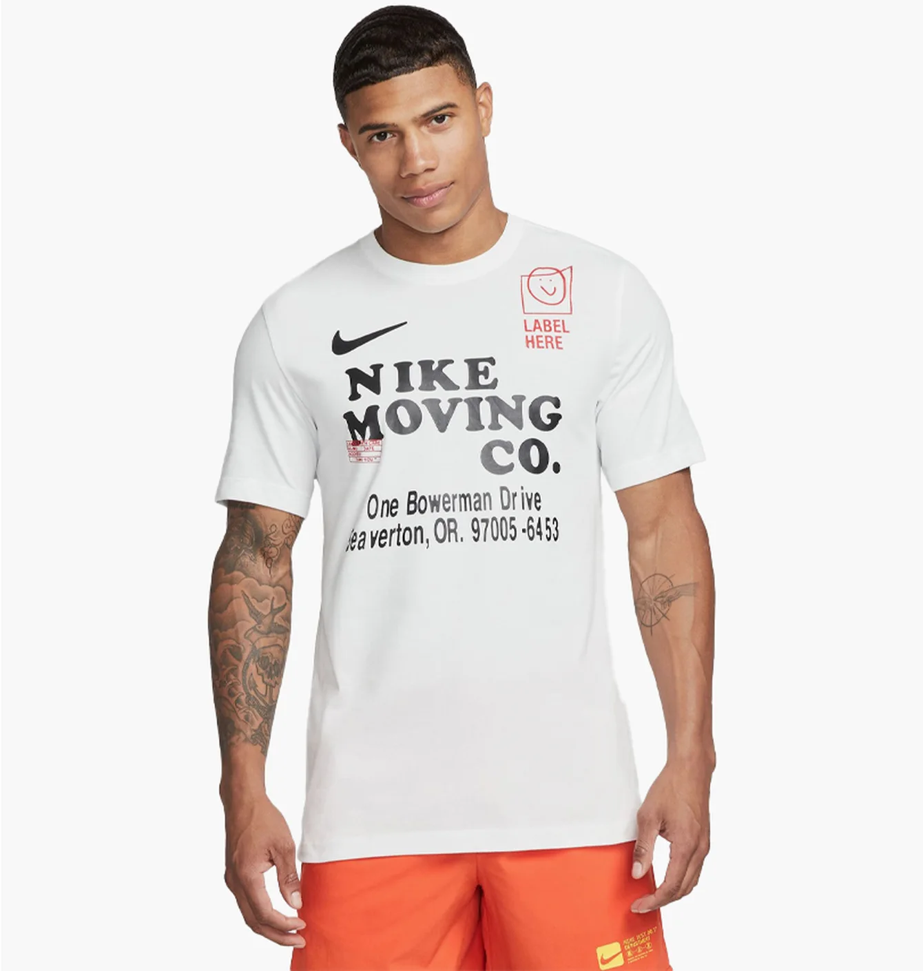 Футболка чоловіча Nike Df Tee 6/1 White FD0134-121