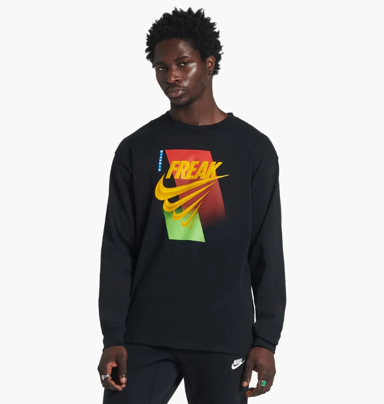 Футболка чоловіча Nike Freak Max90 Tee Black Dm2451-010