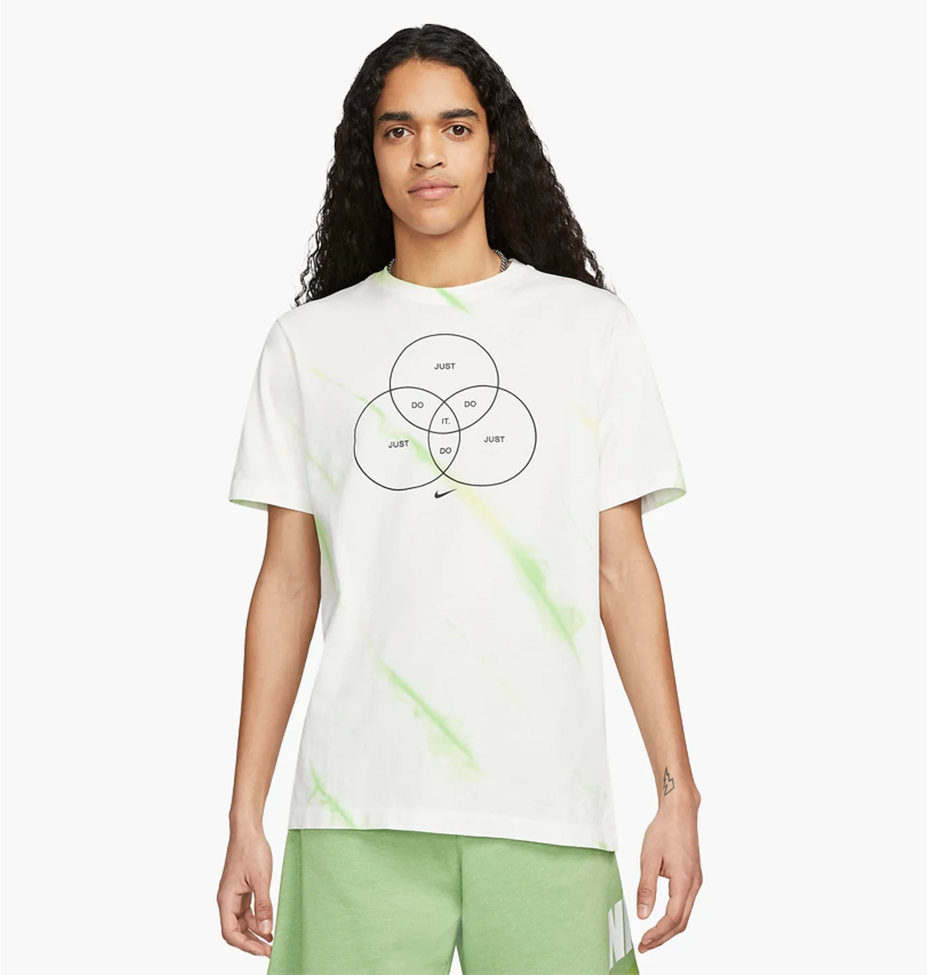 Nike Tye Dye Shirt GREEN/WHITE