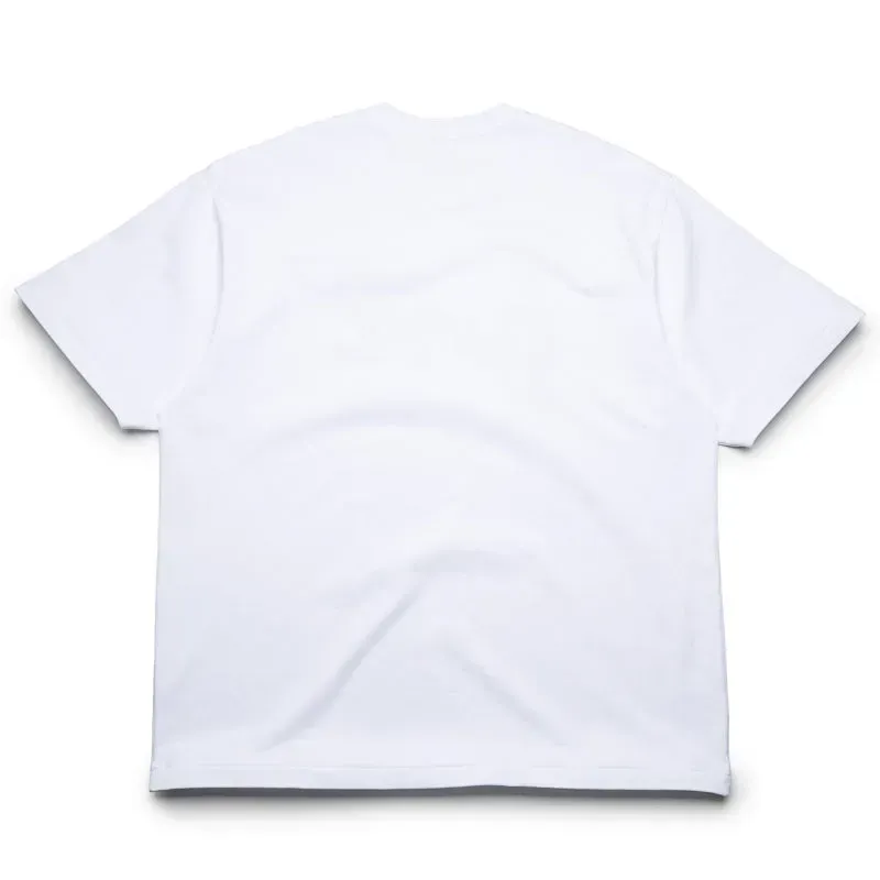 Bape White Milo College Relaxed Fit Tee