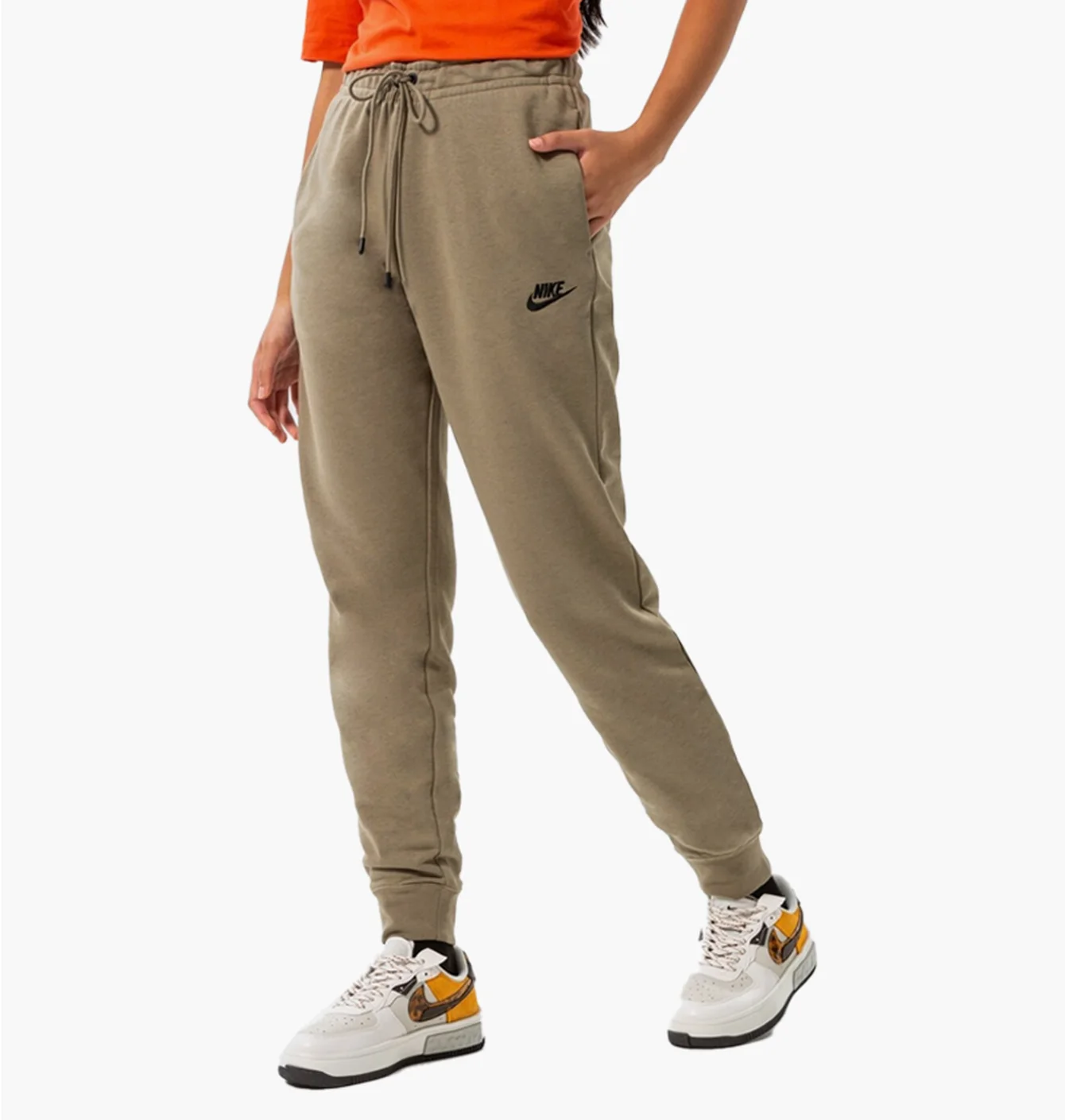 Штани жіночі Nike Sportswear Club Fleece Joggers Olive Dx2320-351