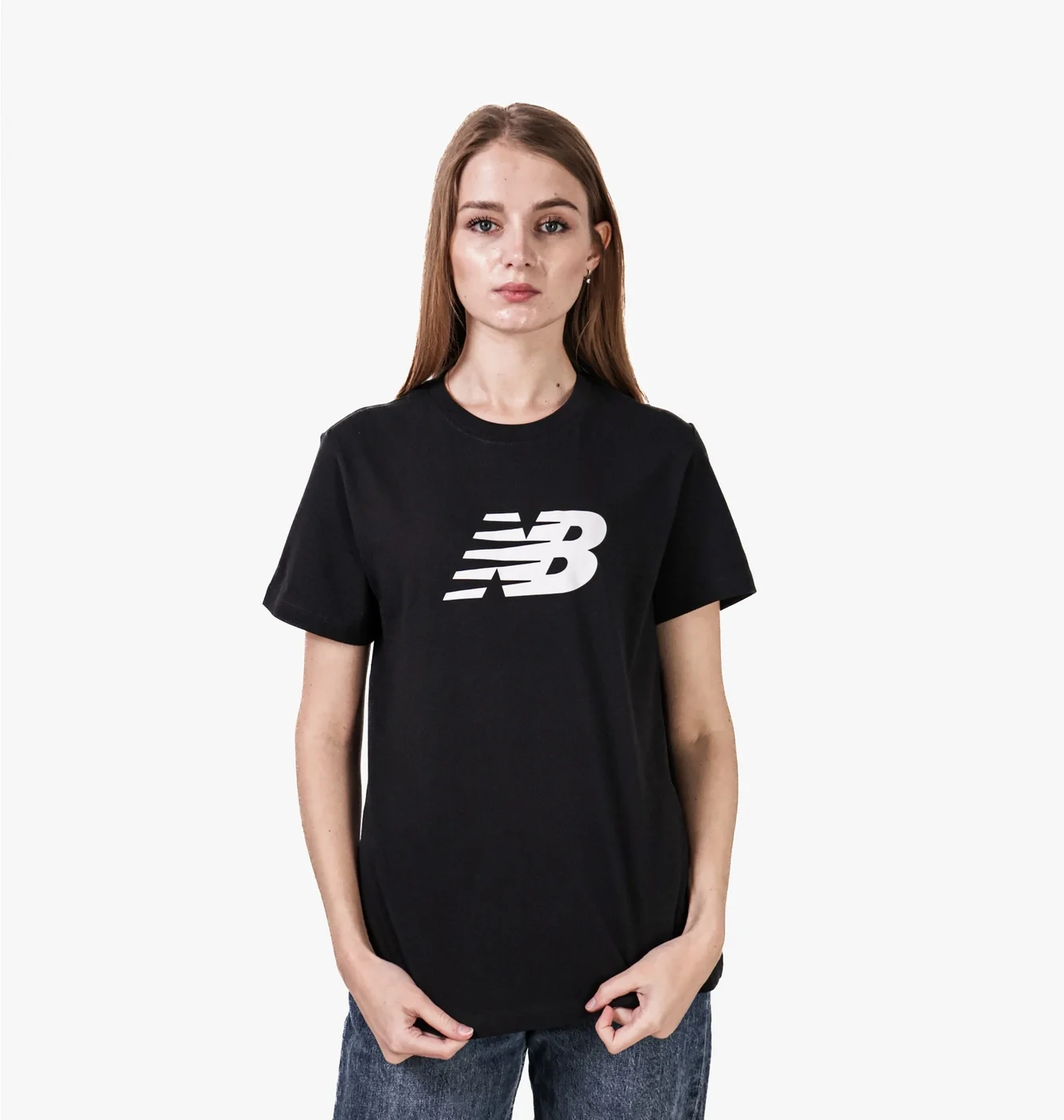 Футболка жіноча New Balance Sport Jersey Logo Black WT43582BK