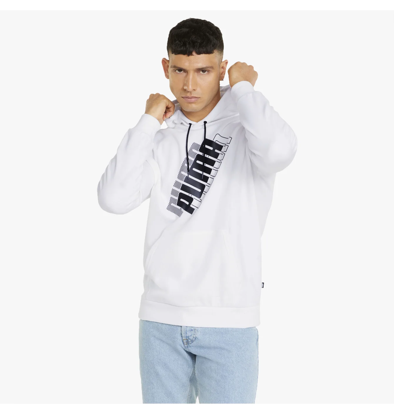 Худі чоловіче Puma Power Logo White 847378-02