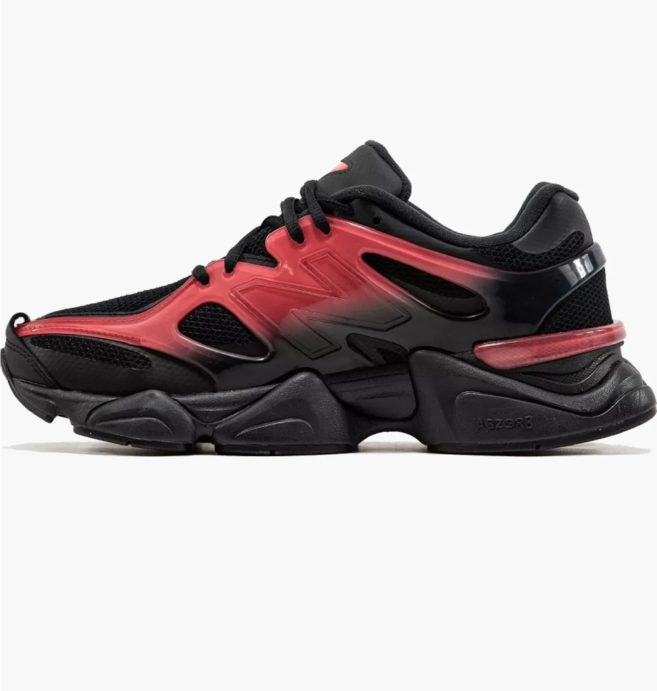 New Balance 9060 Black Red Gradient