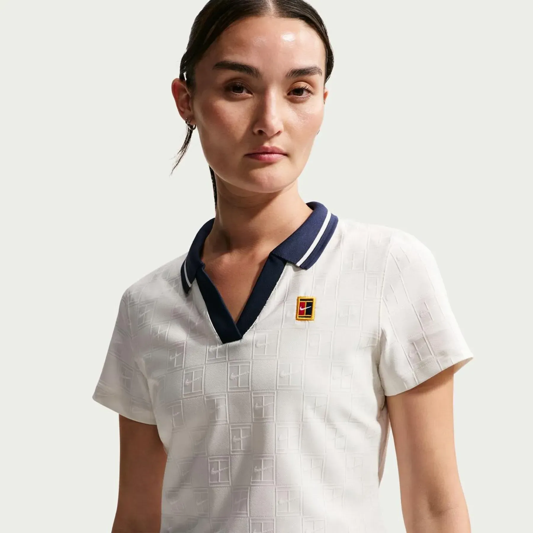 Футболка жіноча Nike W Nkct Df Crt Cltn Crop Polo (IB0772-133)