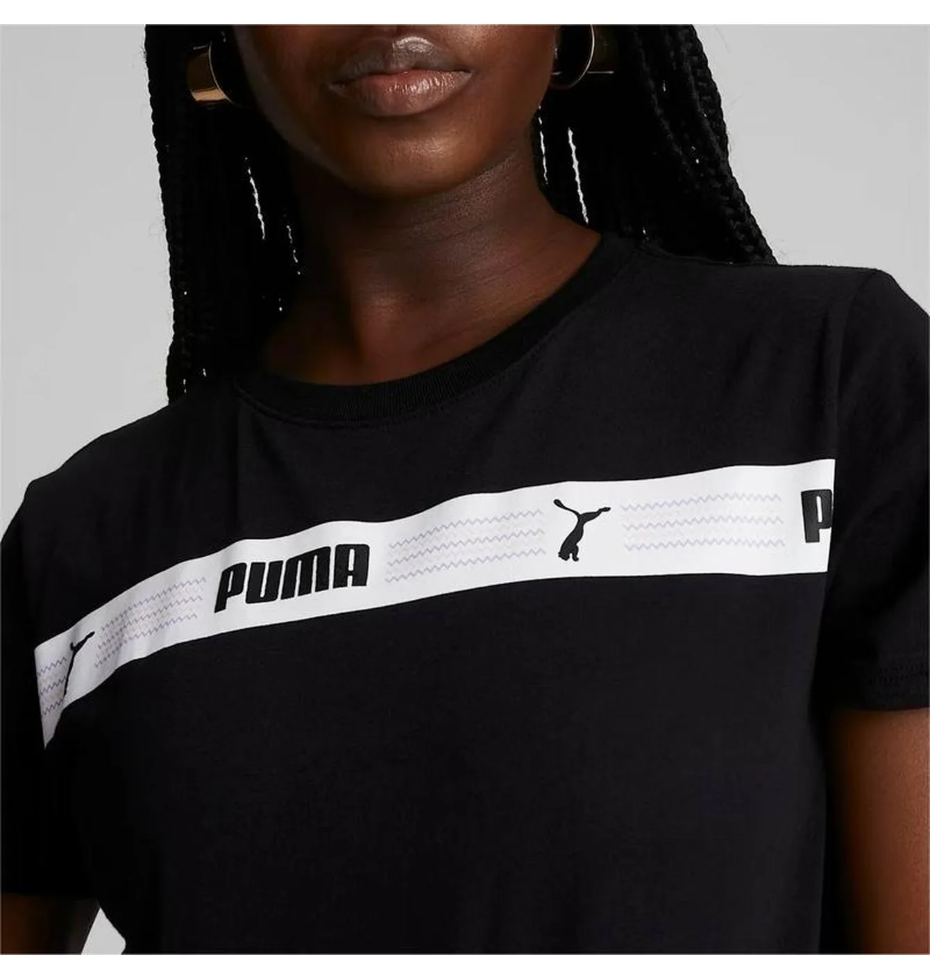 Футболка жіноча Puma LINE UP SCRIPT Black 678750-01