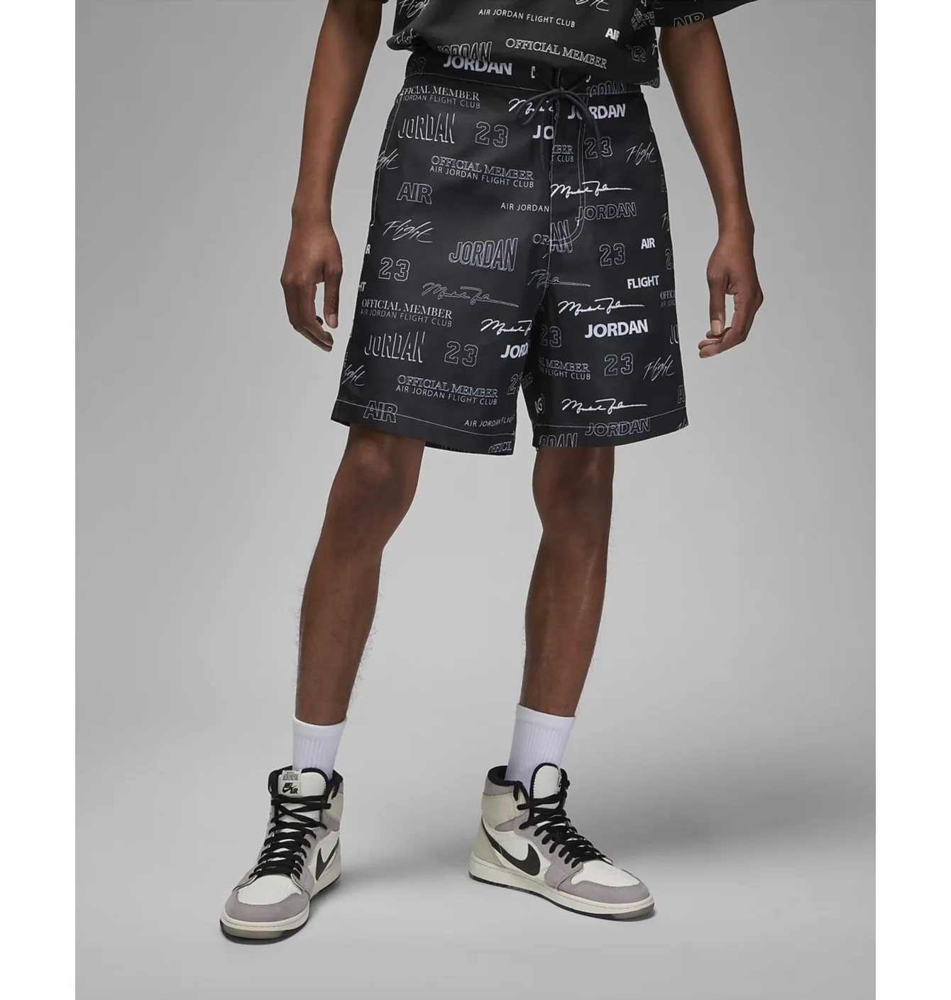 Шорти чоловічі Air Jordan Flight Mvp Black DX9726-045