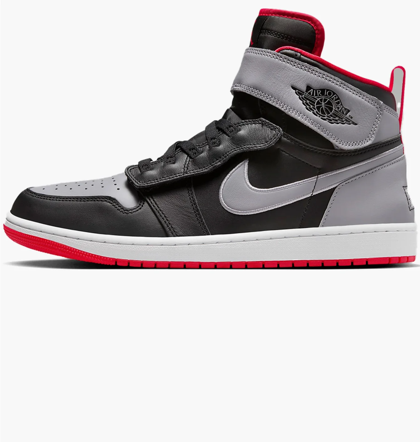 Кросівки чоловічі Air Jordan 1 Hi Flyease Black/Grey CQ3835-010