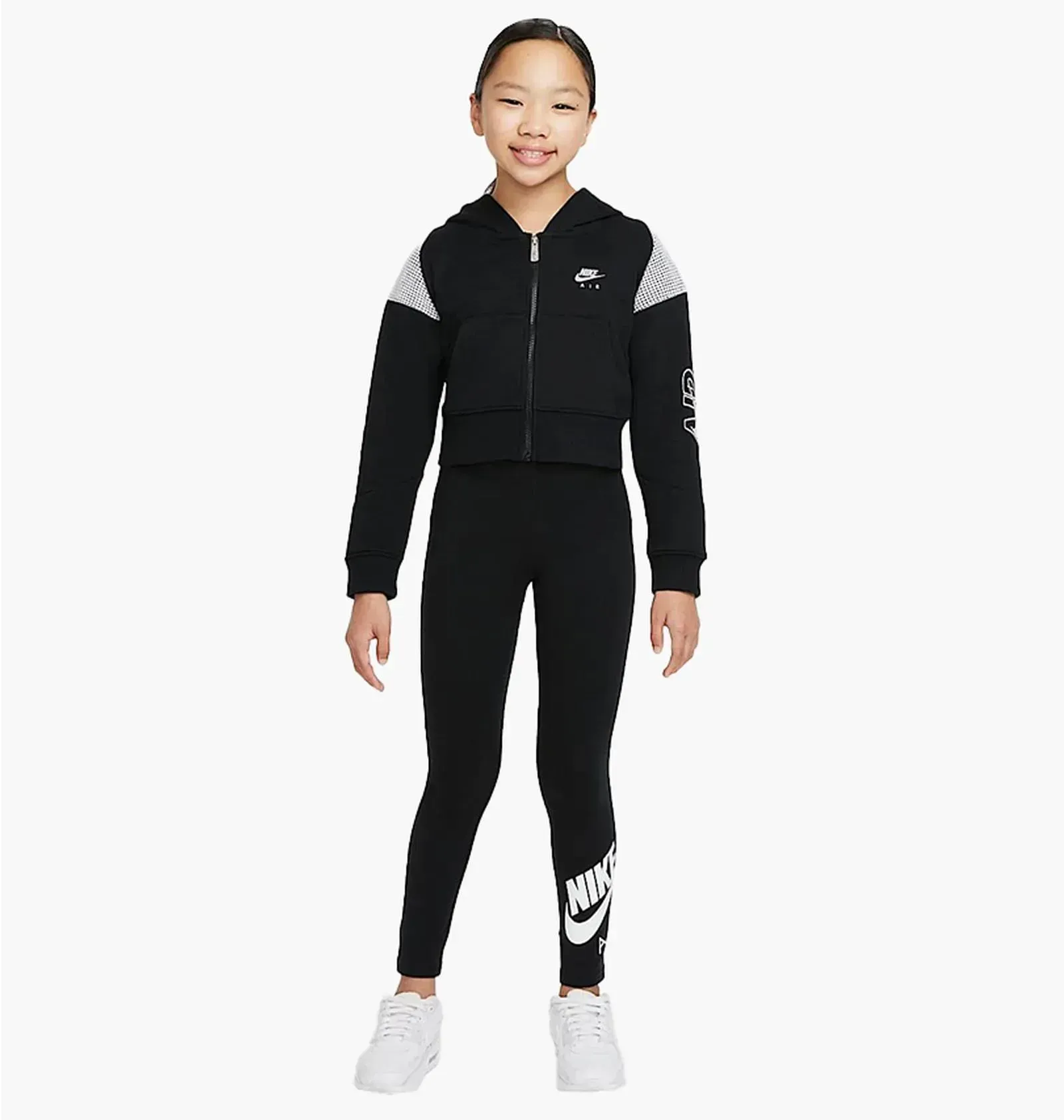Спортивний костюм дитячий Nike Nsw Air Ft Fz Black (DM8386-010__DM8373-010)