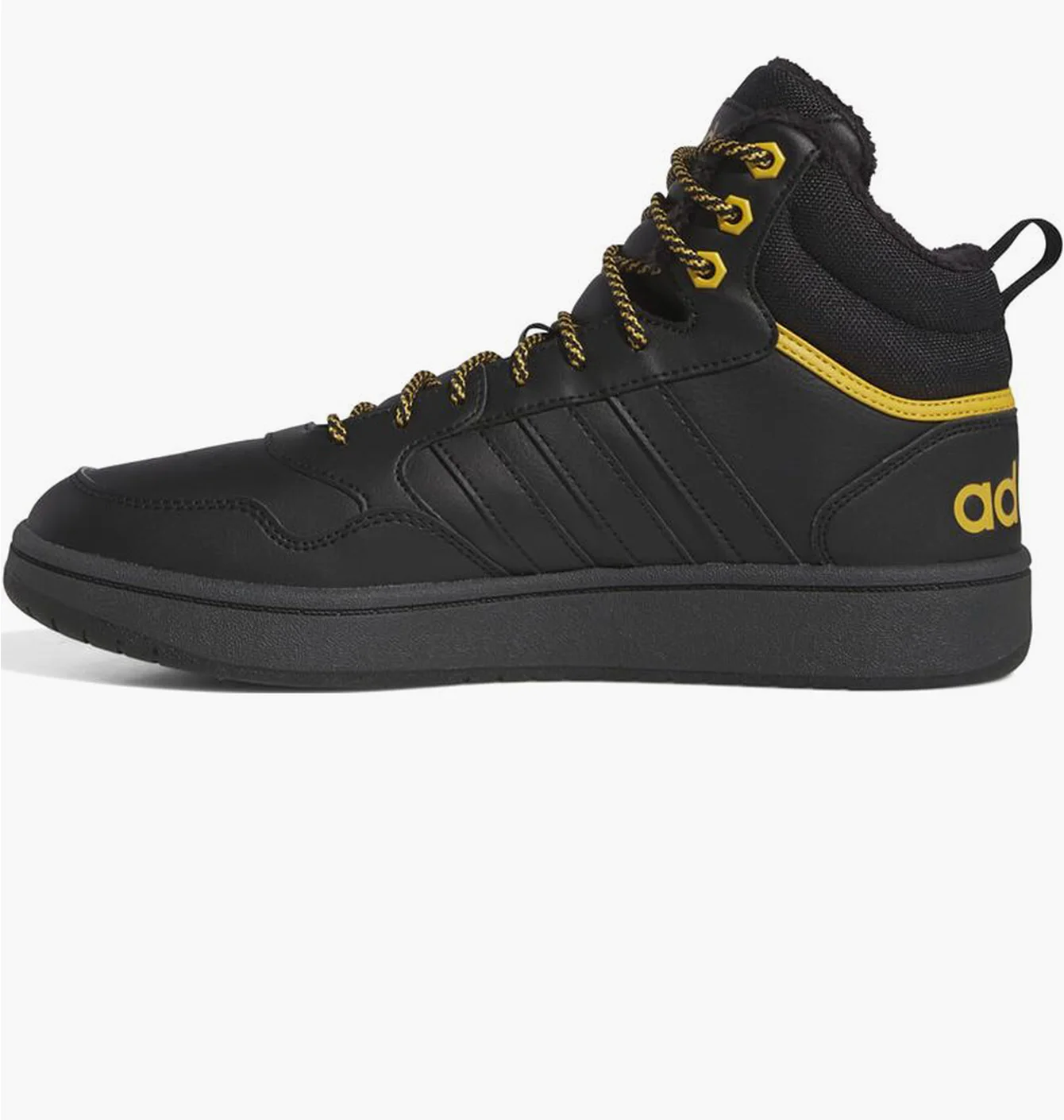 Кросівки чоловічі Adidas Hoops 3.0 Mid Wtr Black IG7928