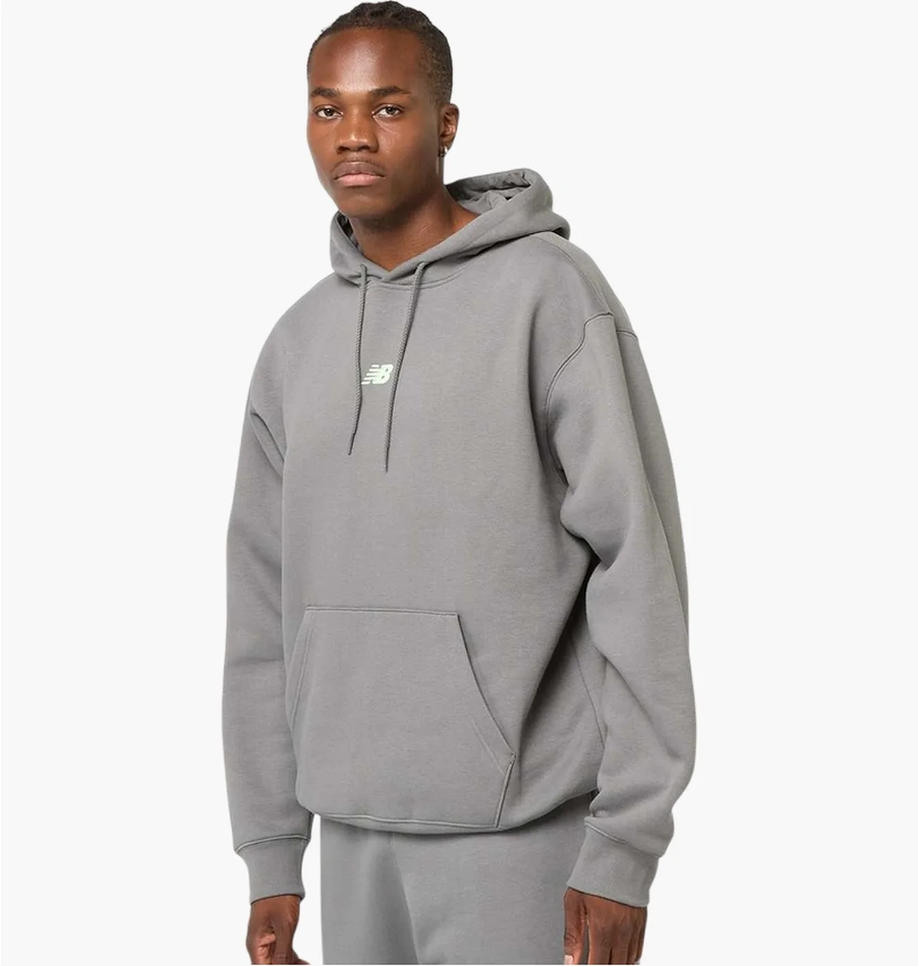 Худі чоловіче New Balance Back Print Graphic Grey MT53642