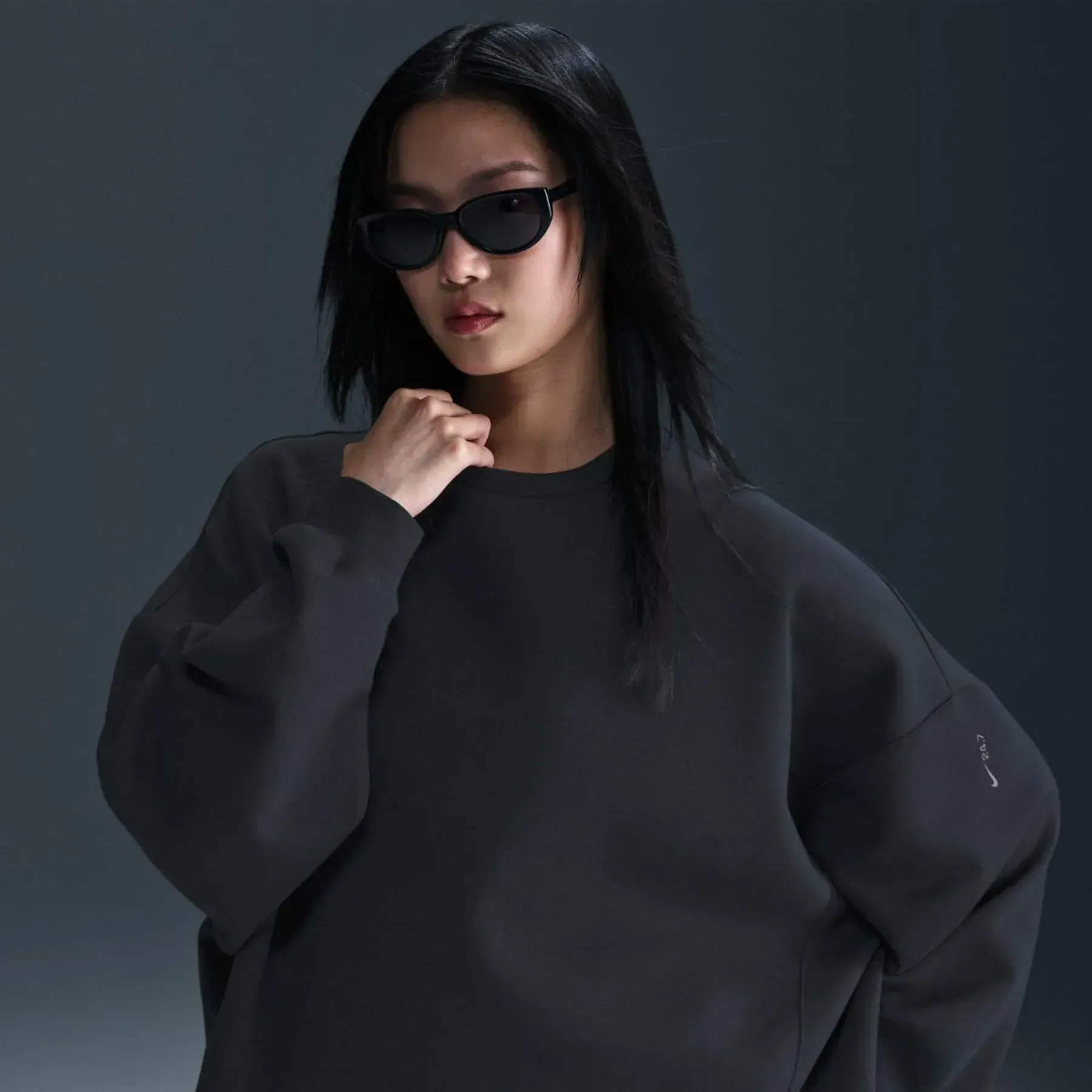 W NK 24.7 DF CREW SOFT KNIT