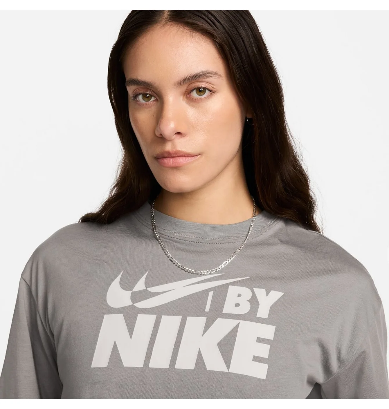 Футболка жіноча Nike Nsw Crop Tee Gls Grey FZ4635-029