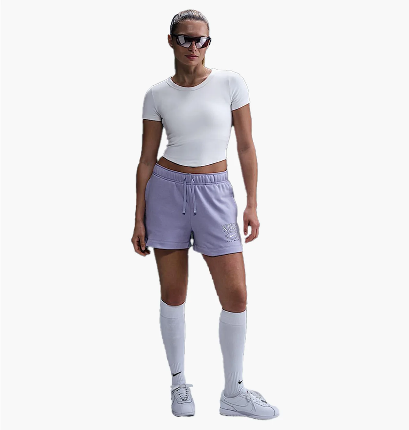 Шорти жіночі Nike Nsw Club Flc Ft Mr 4 Violet HJ1282-533