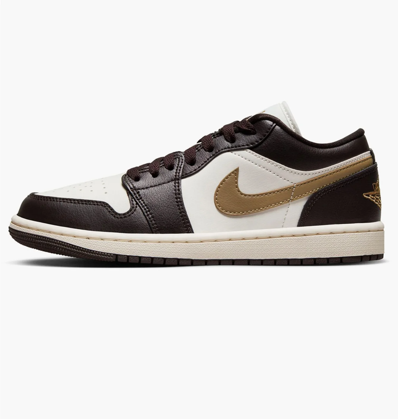 Кросівки жіночі Air Jordan 1 Low Beige/Brown DC0774-200