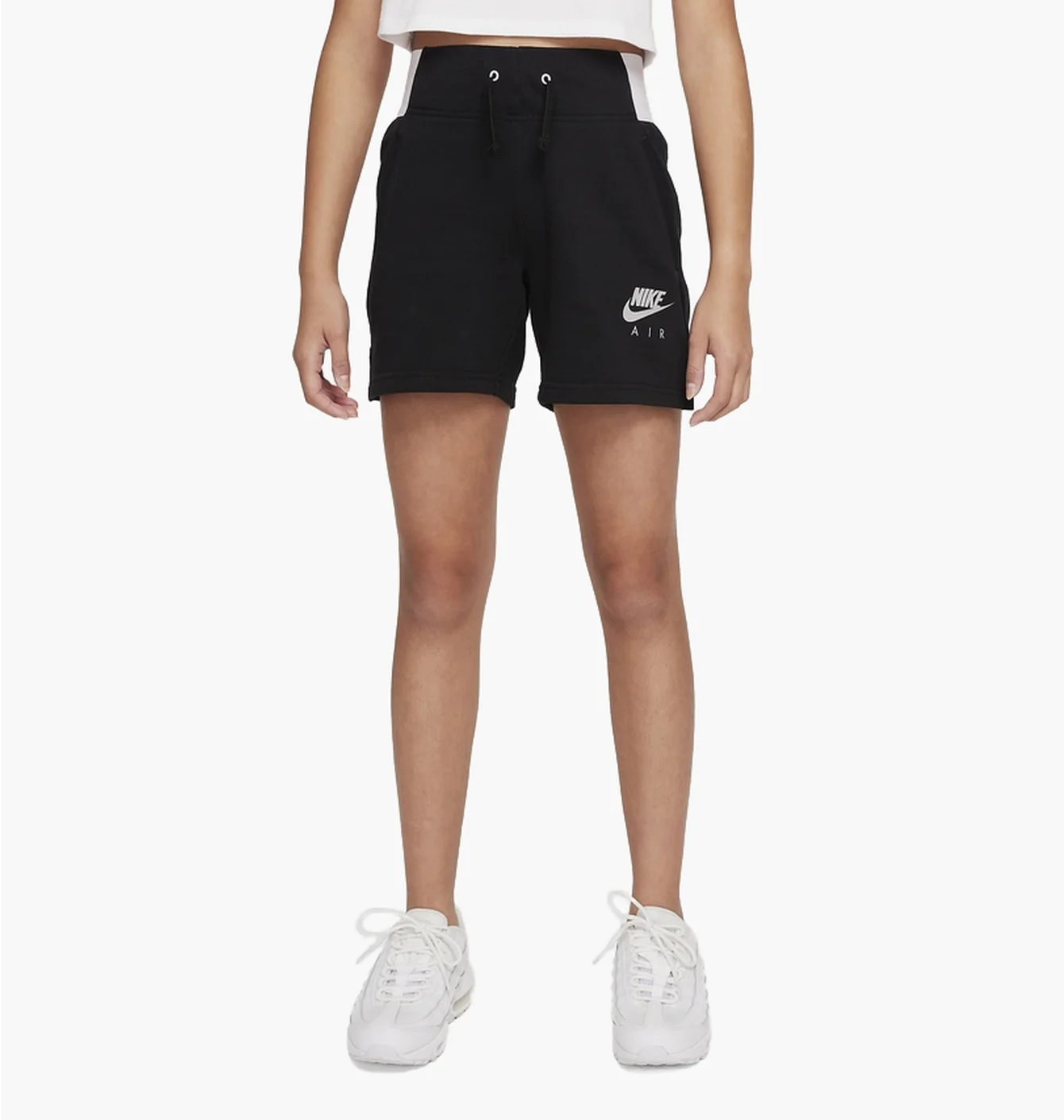 Шорти дитячі Nike Big Kids (Girls) French Terry Shorts Black Dm8218-010