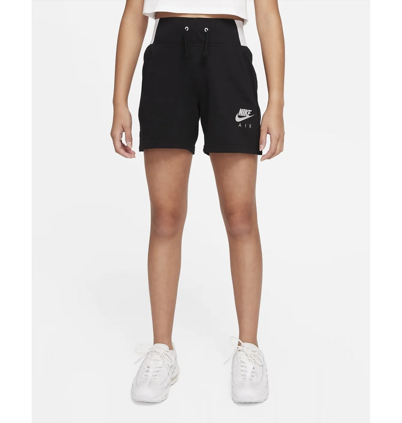 Шорти дитячі Nike Big Kids (Girls) French Terry Shorts Black Dm8218-010