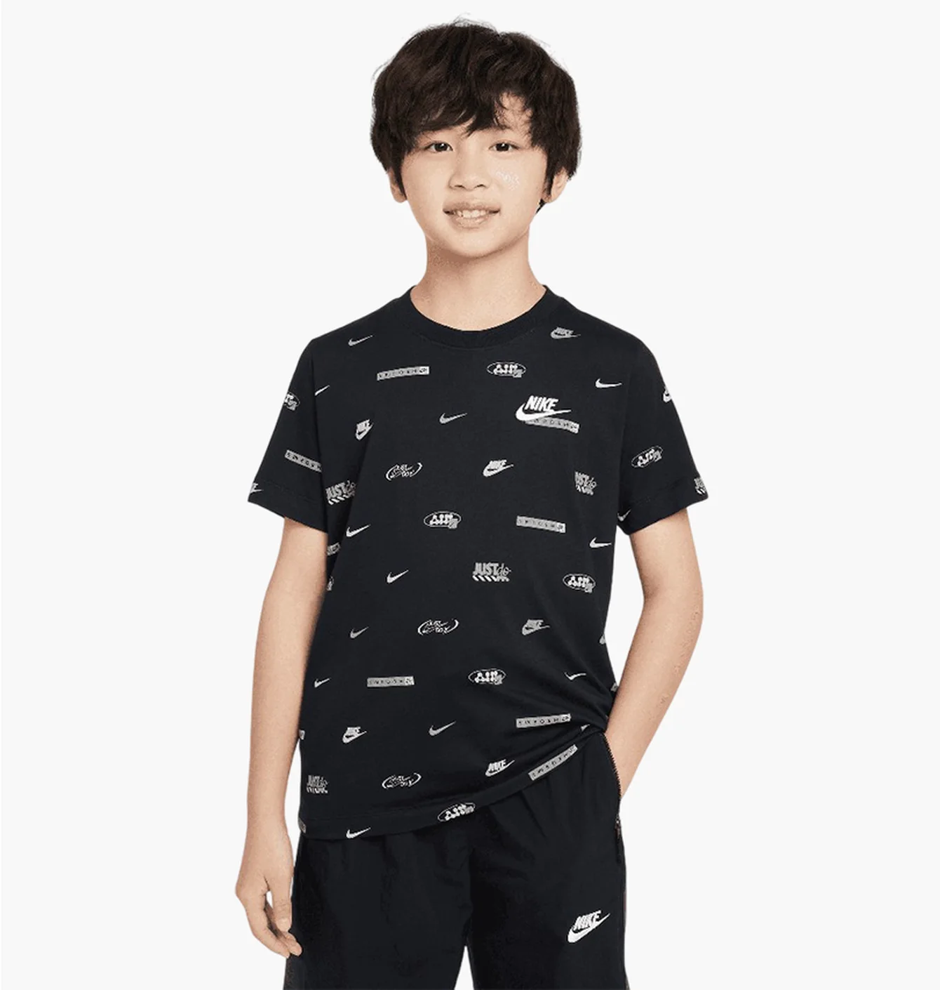 Футболка дитяча Nike Aop Black HM5851-010
