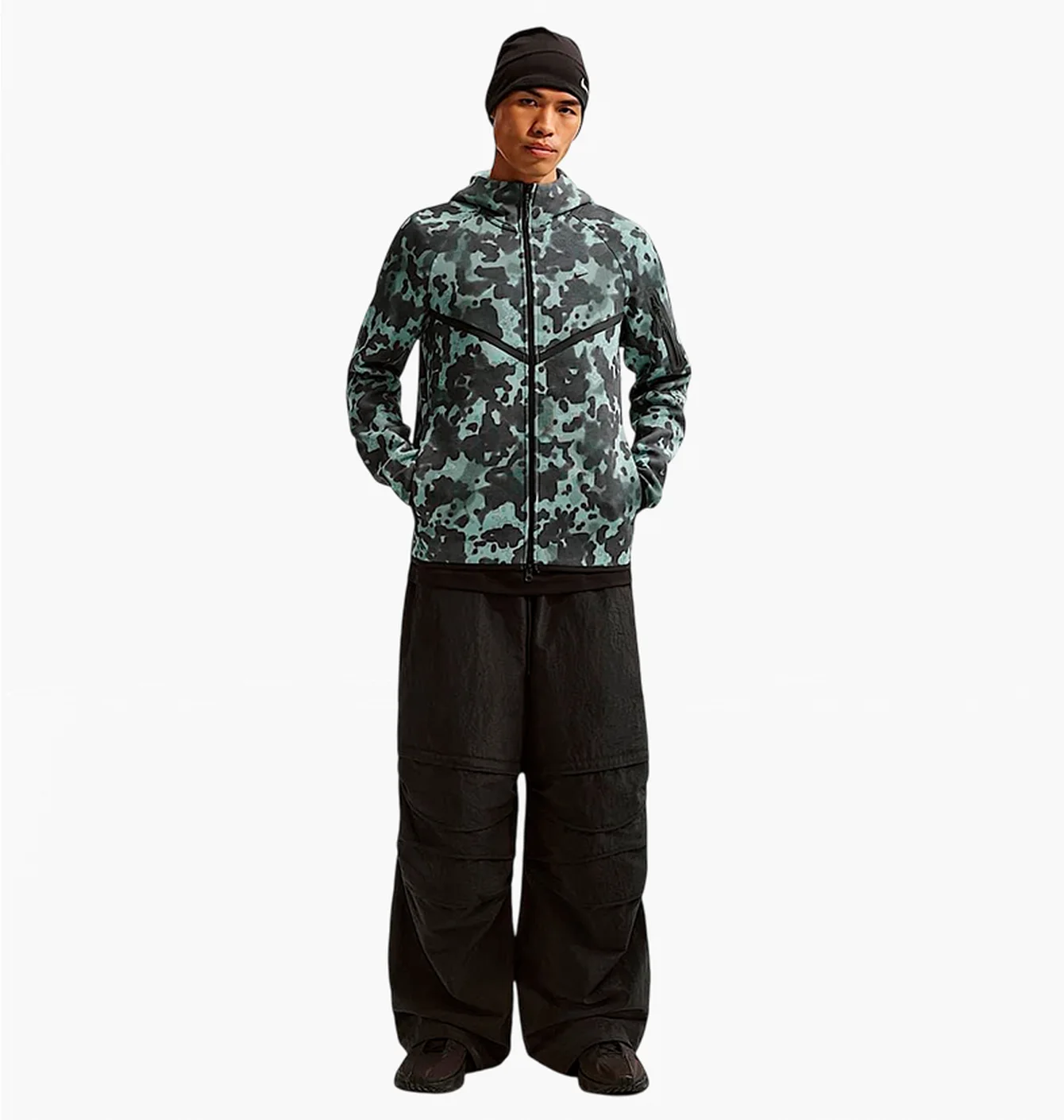 Куртка чоловіча Nike Windrunner Black/Turquoise HV0956-017