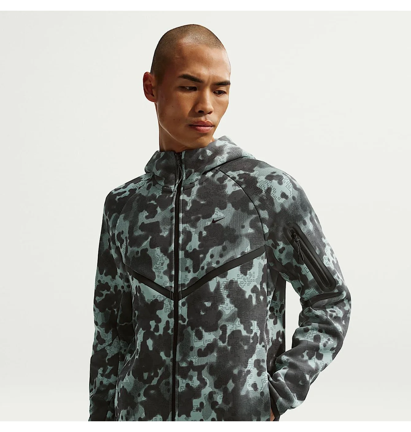 Куртка чоловіча Nike Windrunner Black/Turquoise HV0956-017