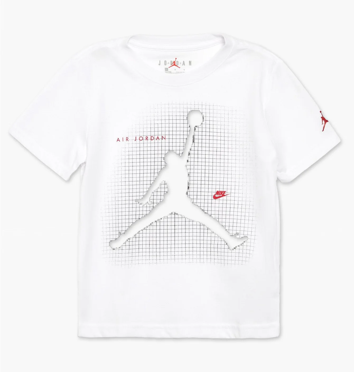 Футболка дитяча Air Jordan Grid Blur White 85F634-001