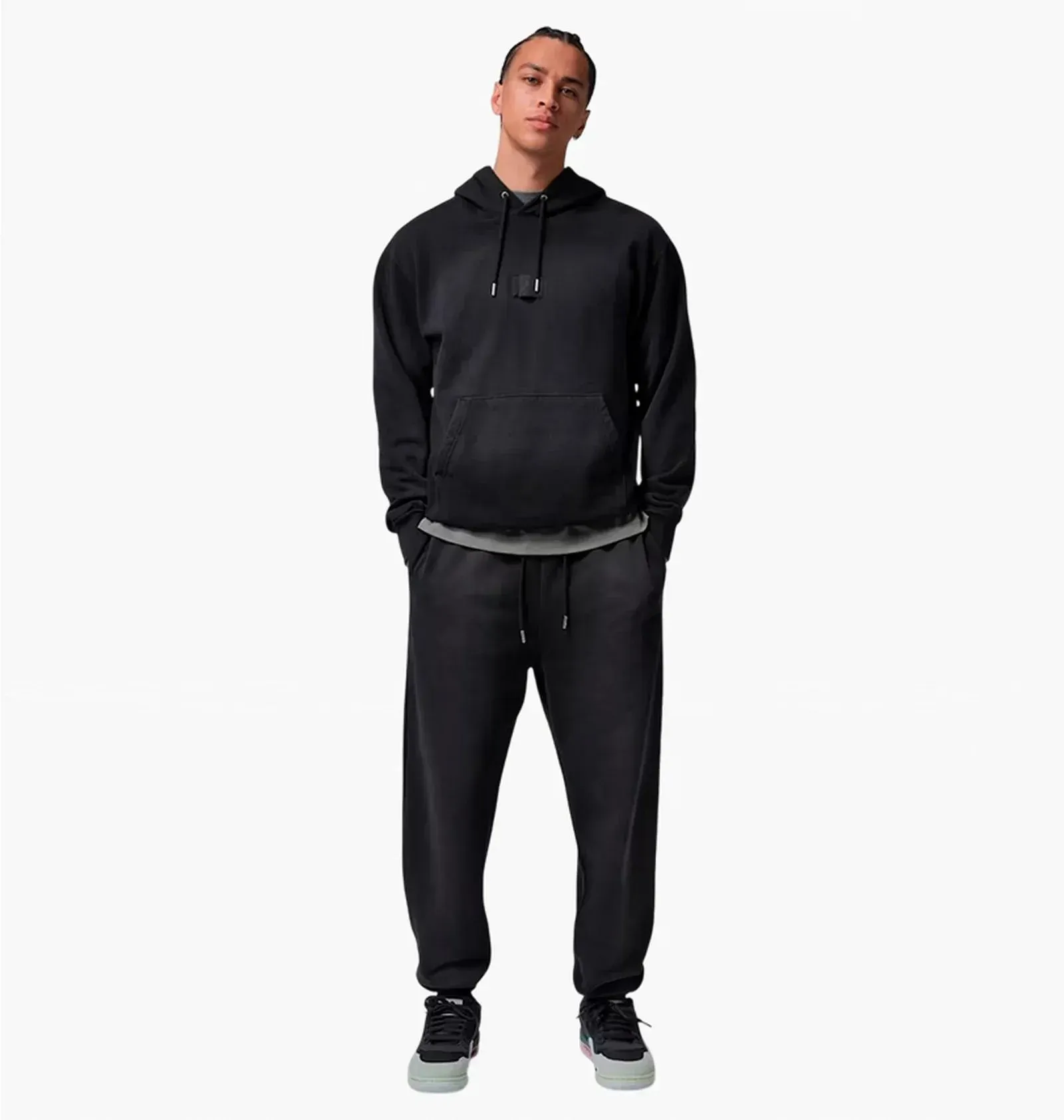 Спортивний костюм чоловічий Jordan Flt Flc Po Black (FV7249-010__FV7253-010)