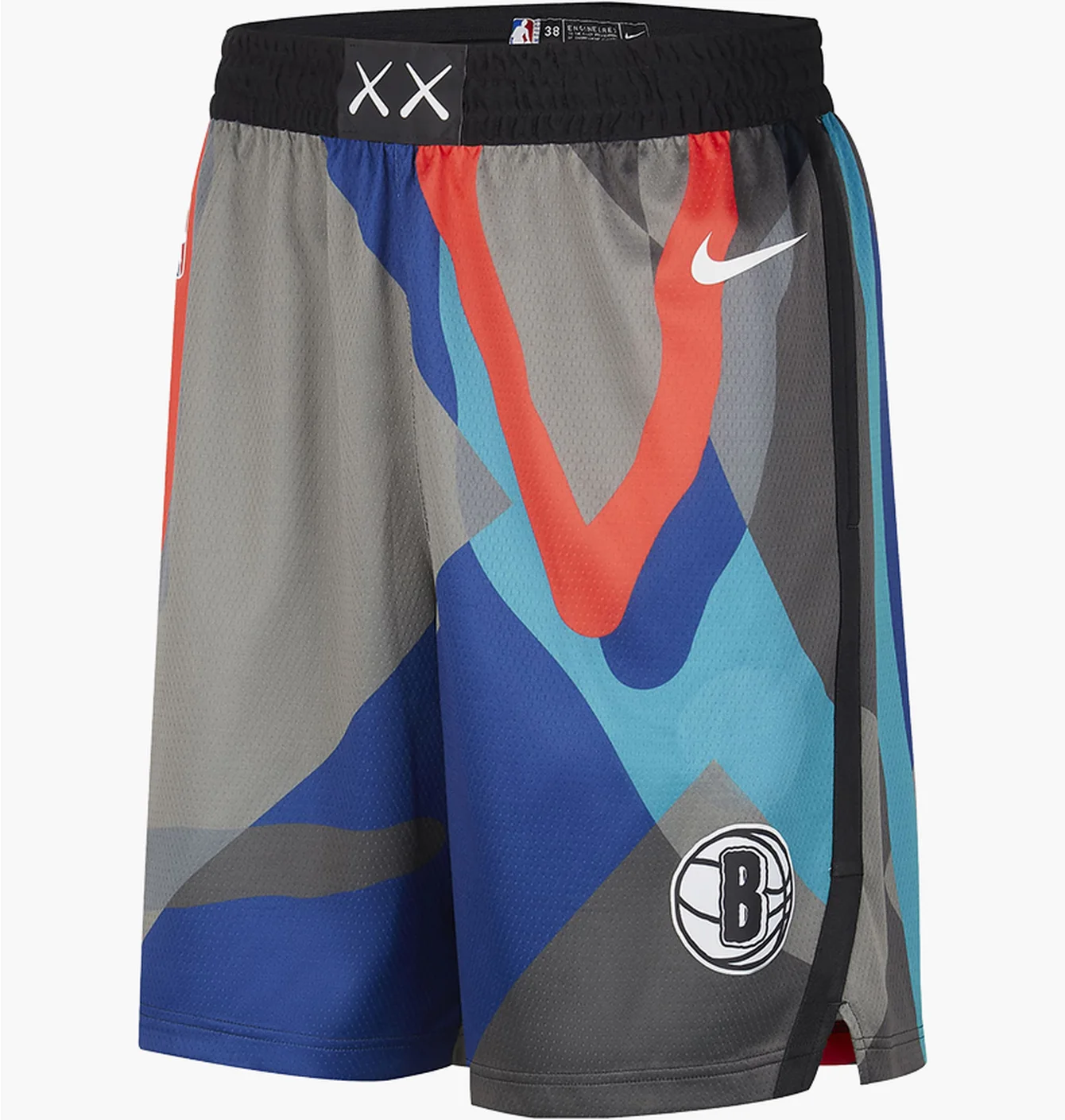 Шорты Nike Nba Brooklynn Nets Dri-Fit Swingman Shorts City Edition Black/White