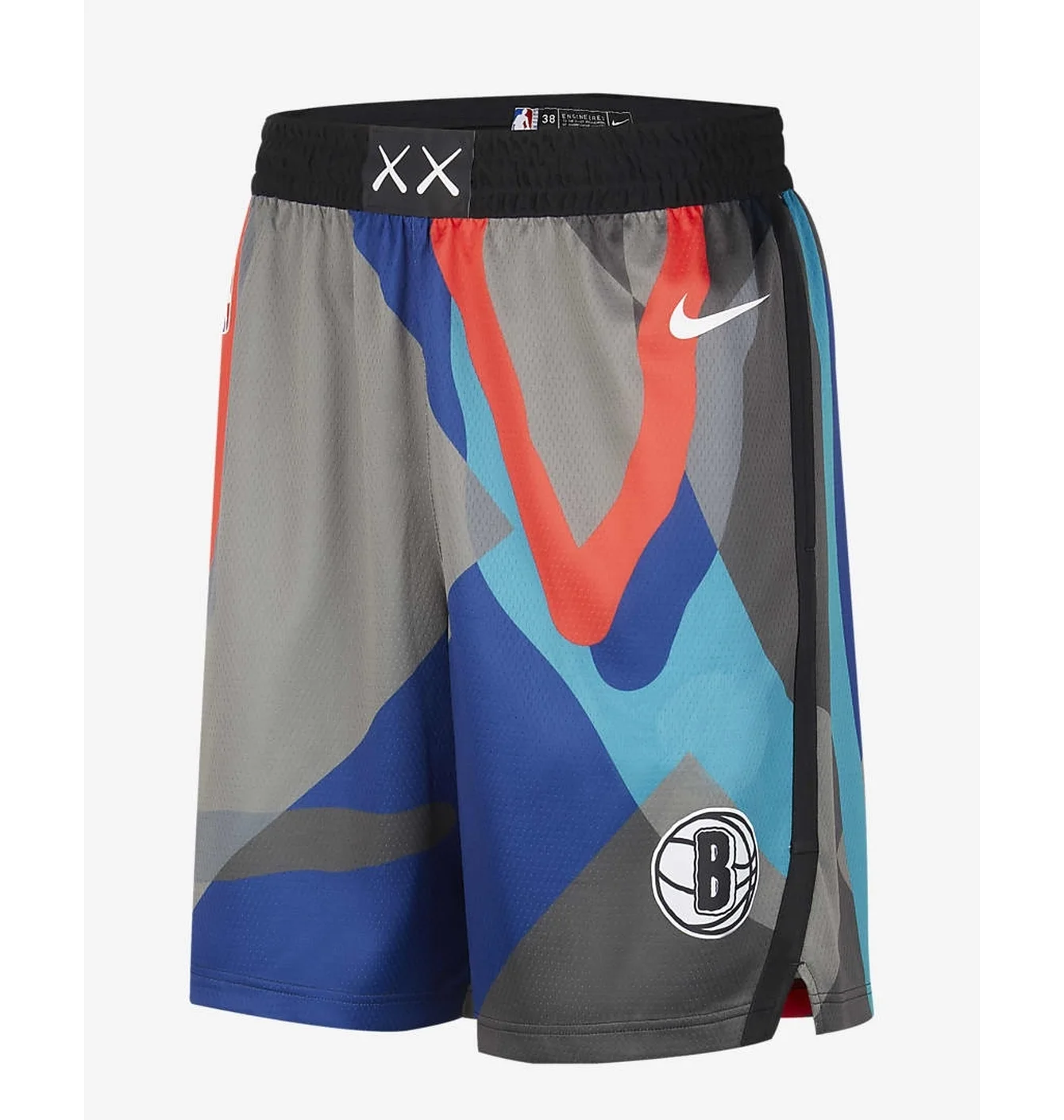 Шорты Nike Nba Brooklynn Nets Dri-Fit Swingman Shorts City Edition Black/White