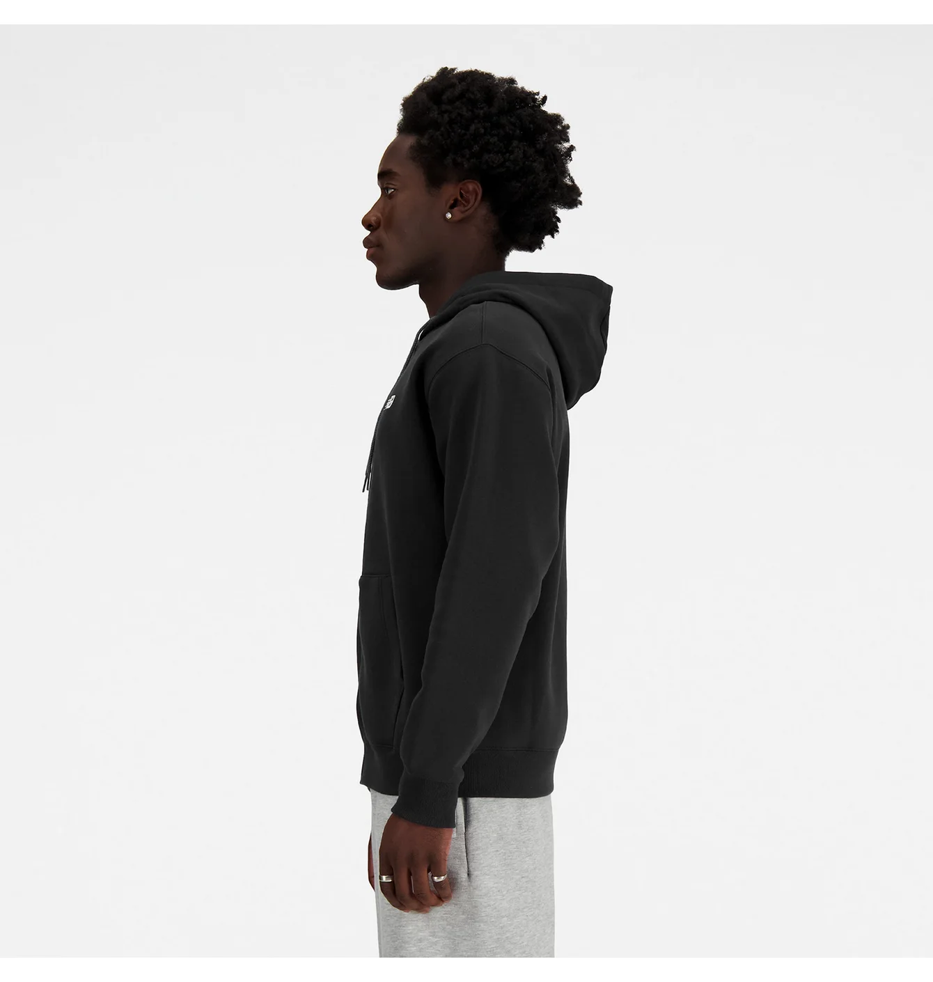 Толстовка чоловіча New Balance Sport Essentials Full Zip Black MJ41502BK