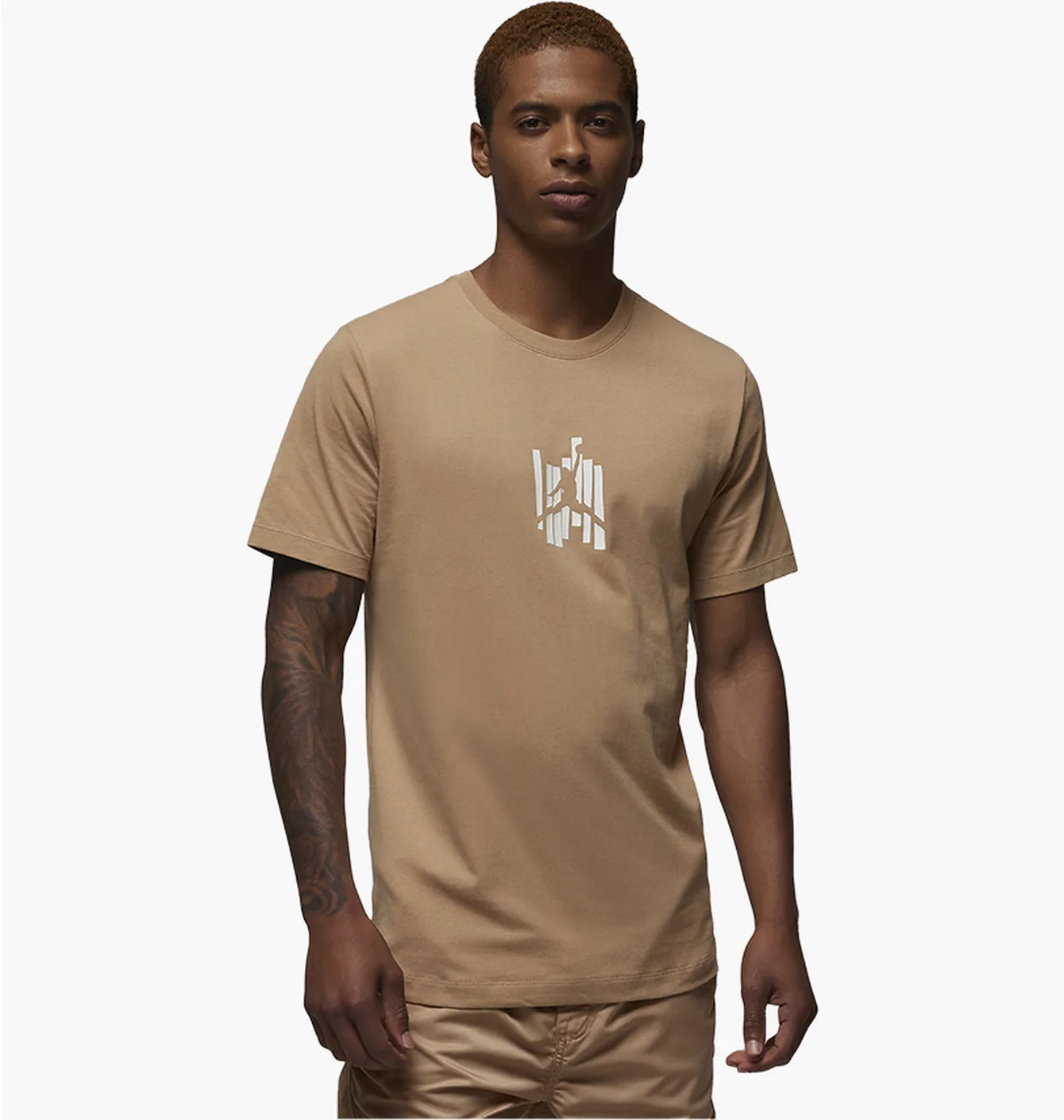 Футболка чоловіча Air Jordan T-Shirt Brand Beige FD7025-200