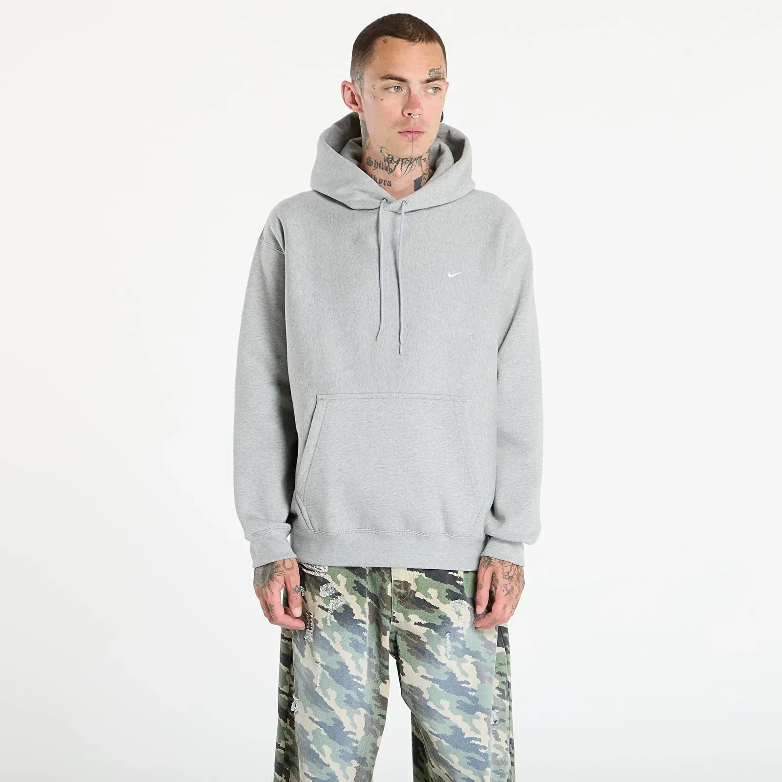 Nike Solo Swoosh Blue Hoodie