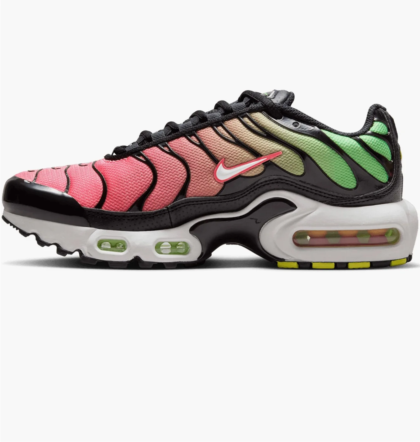 Air Max Plus GS Green Strike Flash Crimson