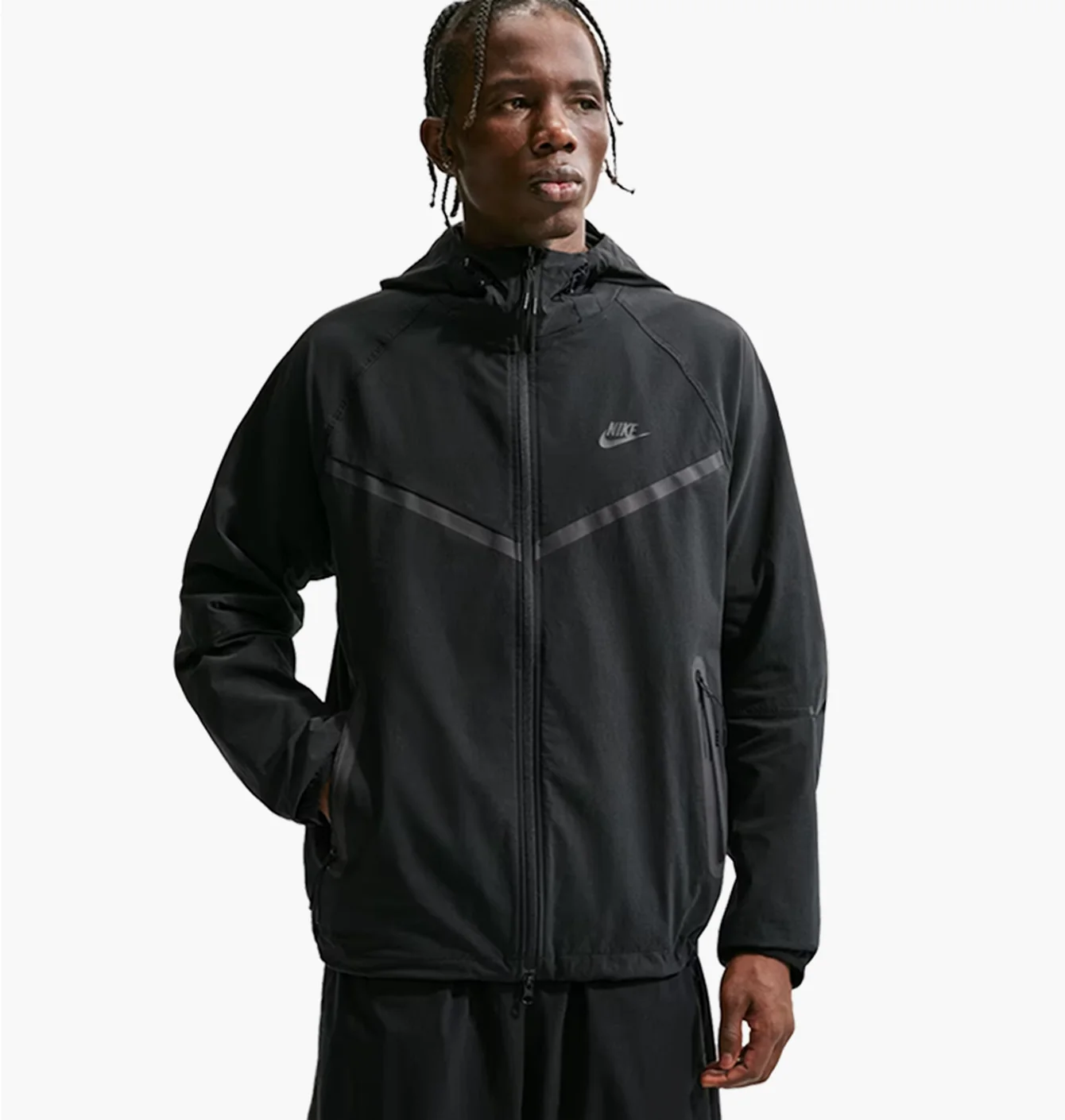 Вітровка чоловіча Nike M Nk Df Tch Wvn Wr Fz Black IU6965-010