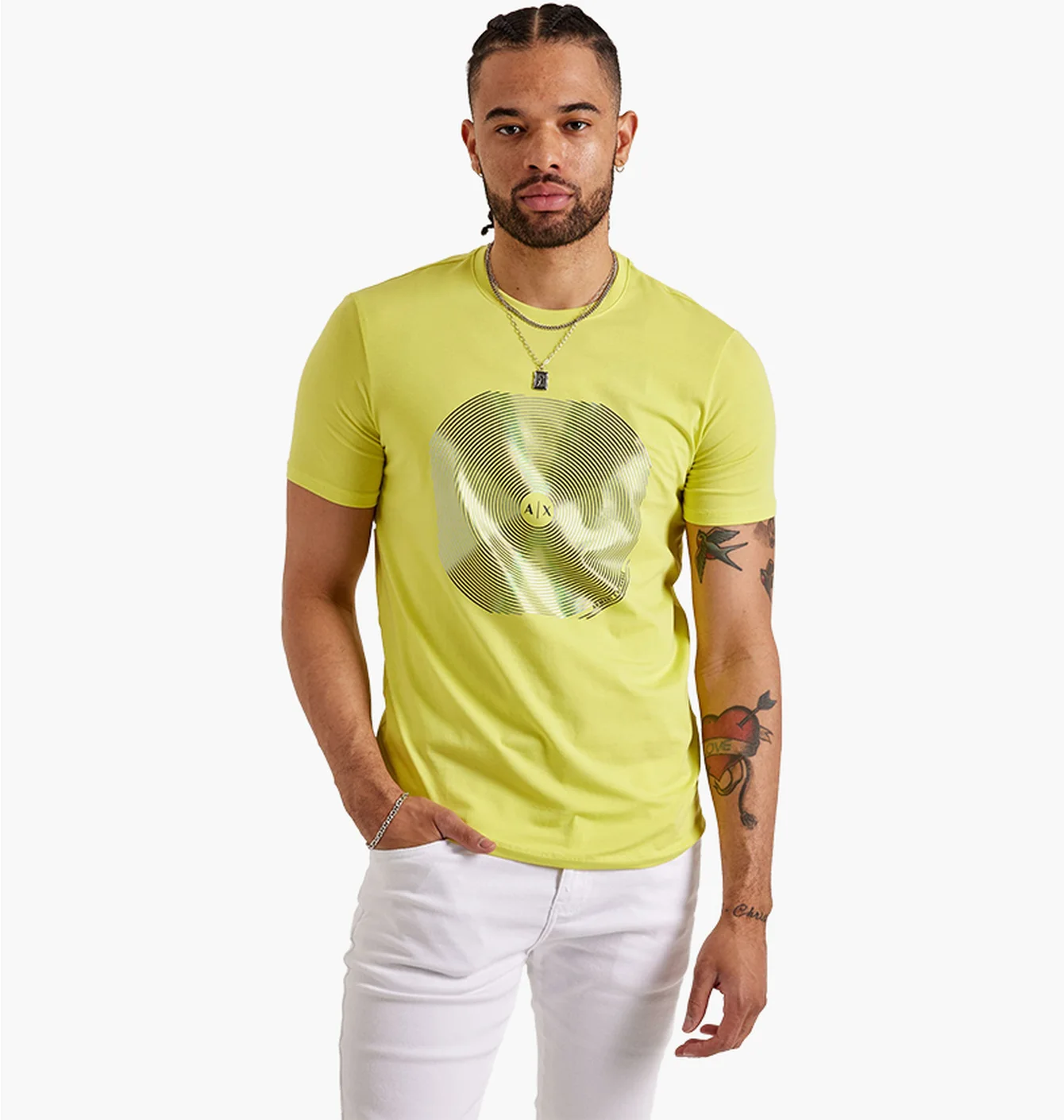 Футболка Armani Exchange Model Yellow