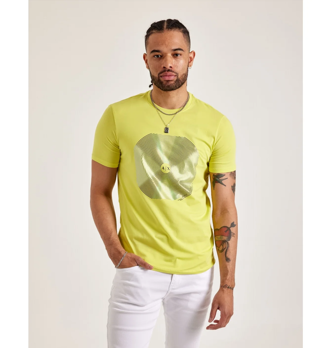 Футболка Armani Exchange Model Yellow