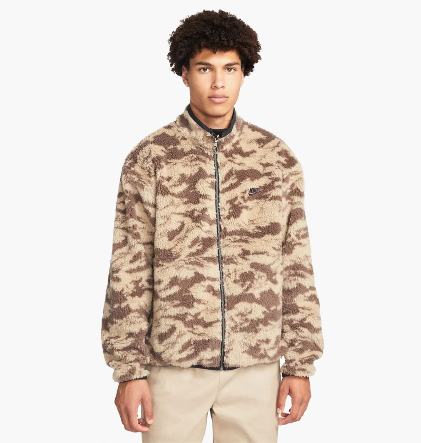 Куртка чоловіча Nike Club+ Winter Top Rev Camo/Beige Dq4884-010