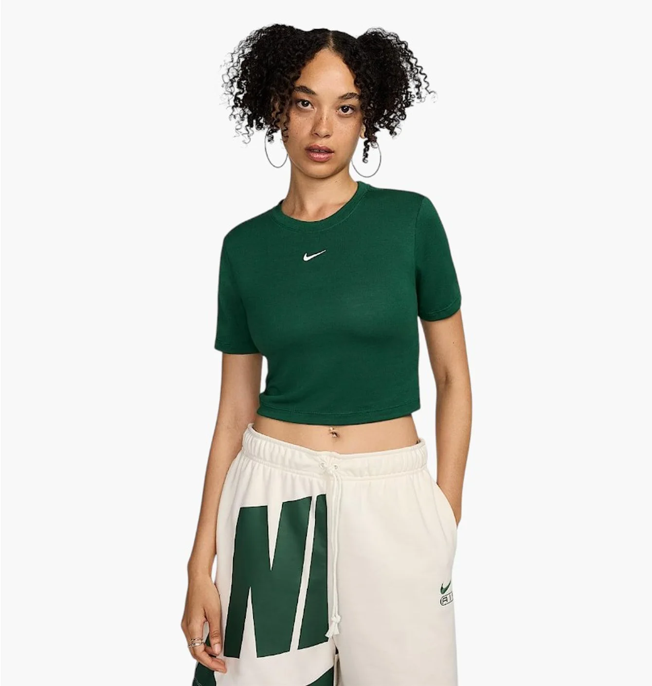 Футболка жіноча Nike Sportswear Essential Green FB2873-341