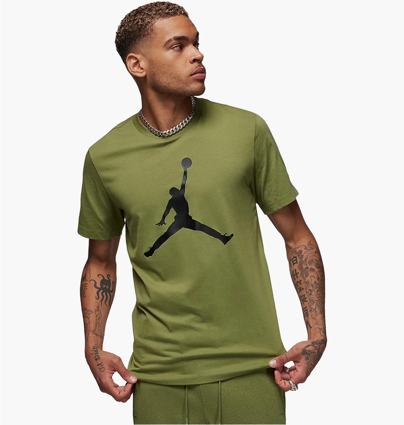 Nike Jumpman Graphic Green Tee