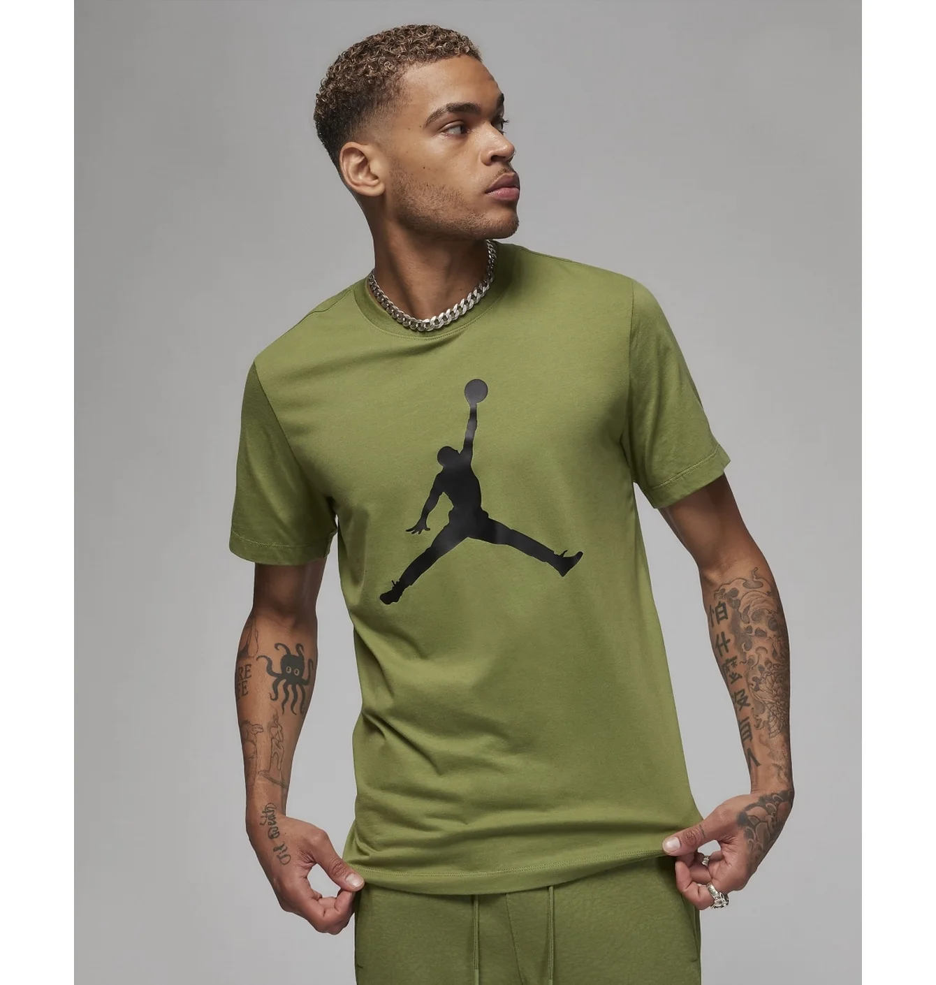 Nike Jumpman Graphic Green Tee