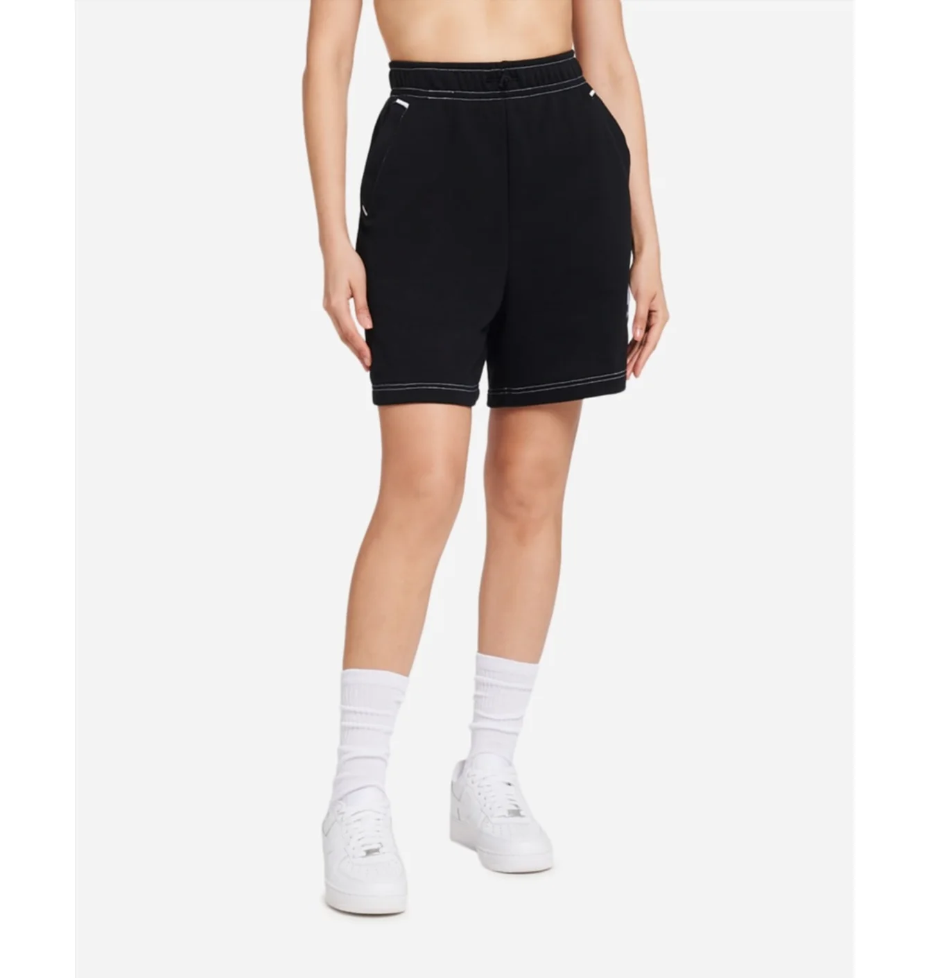 Шорти жіночі Nike Nsw Swoosh Fleece Shorts Black Dm6750-010