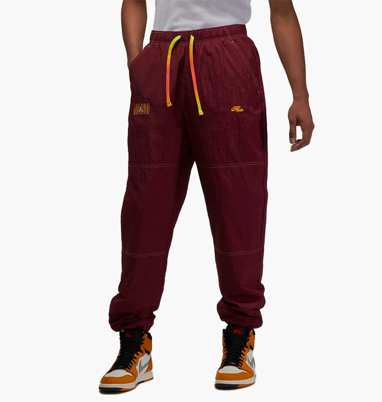 Штани чоловічі Air Jordan Flight Mvp MenS Woven Pants Bordo DV1613-680