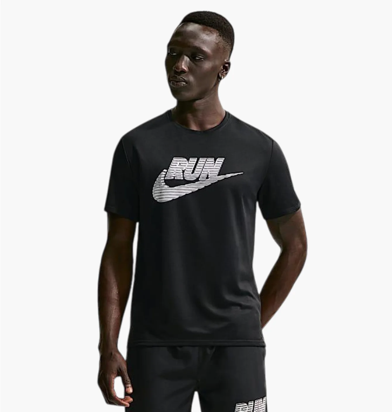 Футболка чоловіча Nike Df Uv Miler Run Energy Ss Black IF9475-010