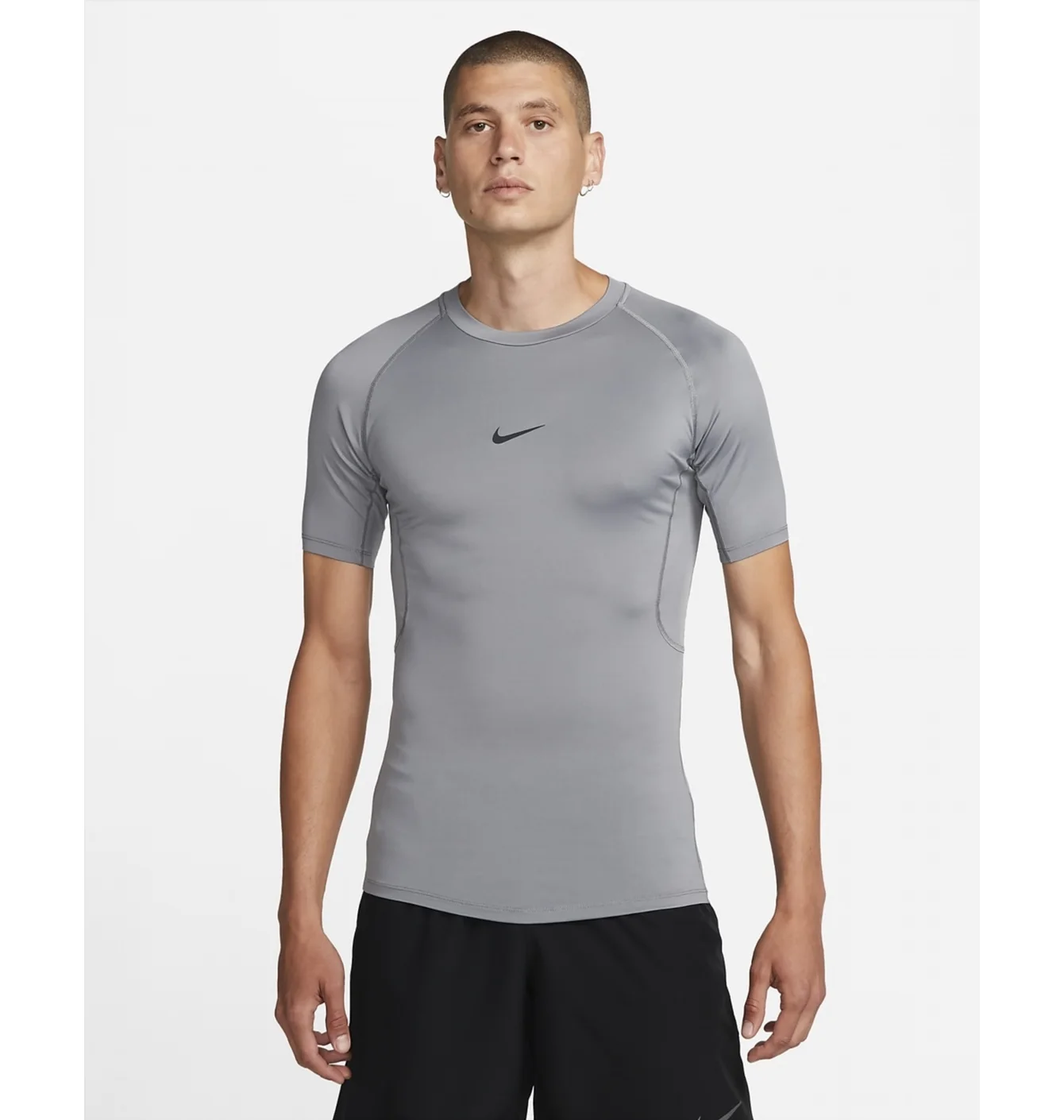 Футболка чоловіча Nike Dri-Fit Pro Grey FB7932-084