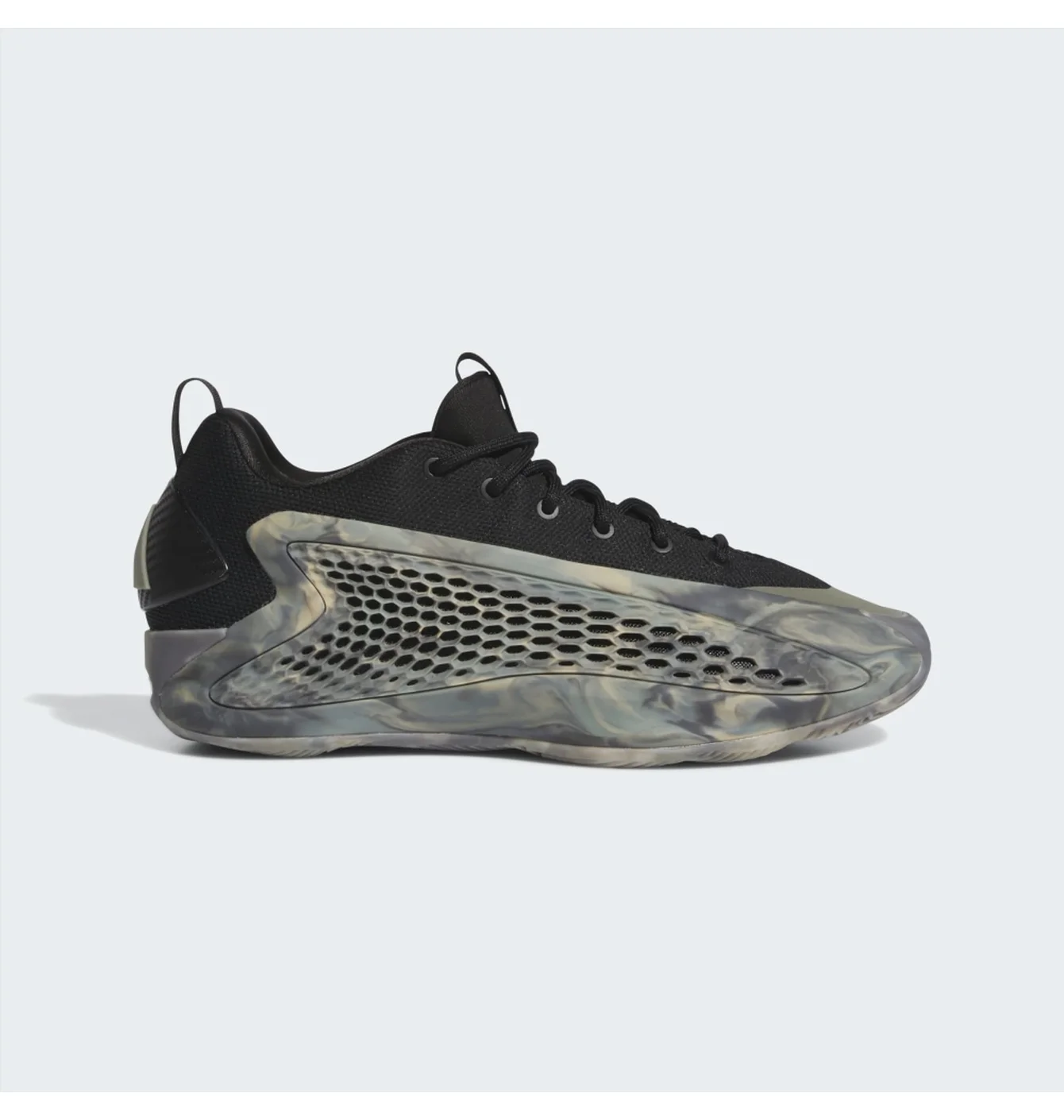 Кросівки унісекс Adidas Anthony Edwards 1 Low Basketball Shoes Grey/Black JI4066