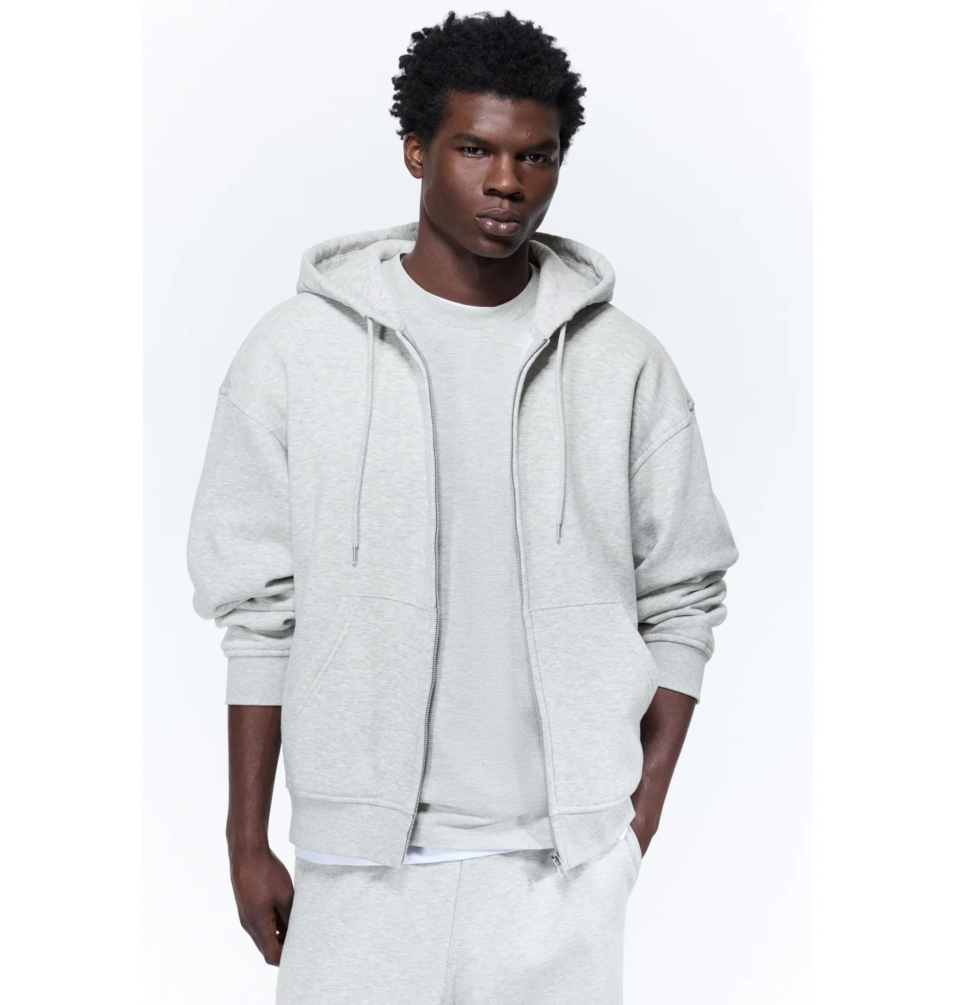 Толстовка чоловіча Capuchonvest Loose-Fit Grey 1308010008