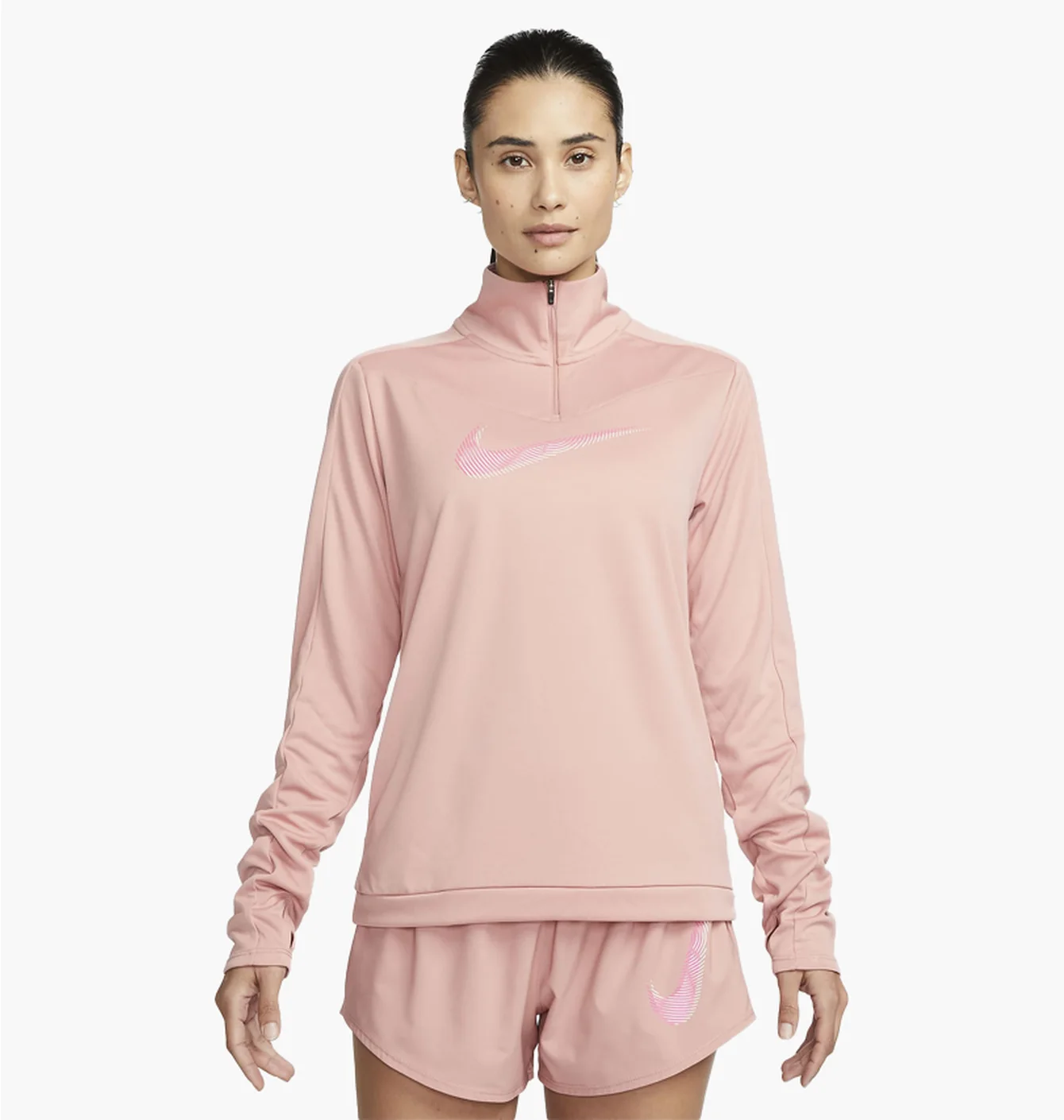 NIKE DRI FIT SWOOSH 1/4 ZIP