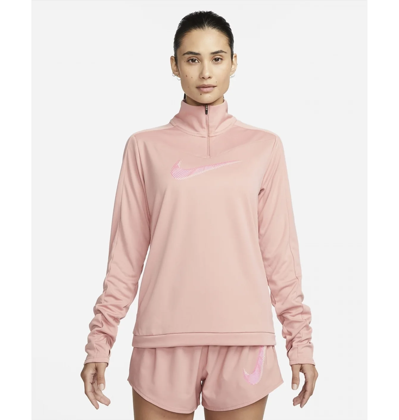 NIKE DRI FIT SWOOSH 1/4 ZIP